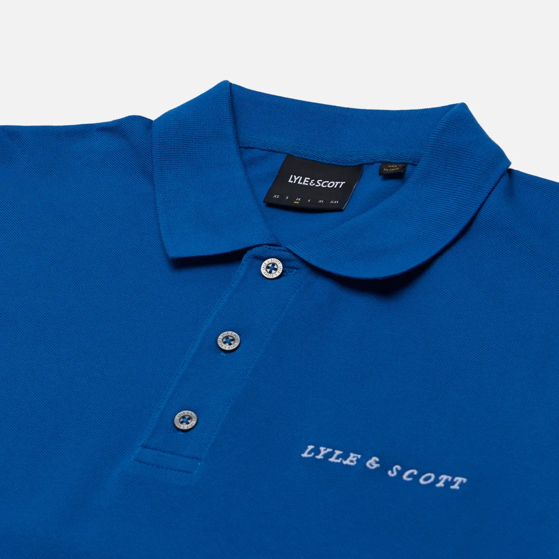 Lyle & Scott Мужское поло Embroidered Script Logo Regular Fit