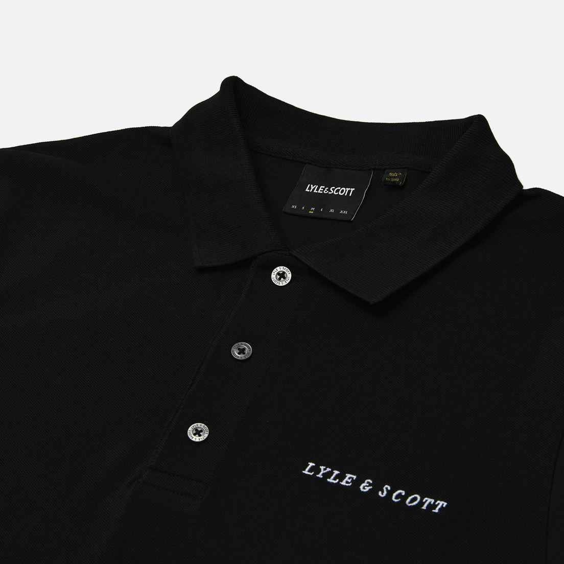 Lyle & Scott Мужское поло Embroidered Script Logo Regular Fit