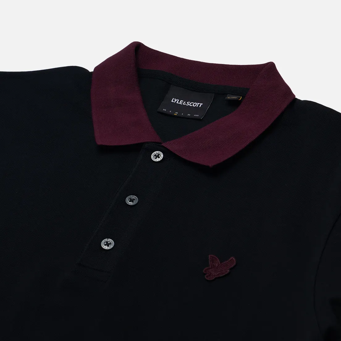 Lyle & Scott Мужское поло Tonal Ringer Regular Fit