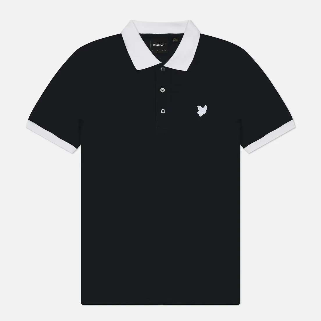 Lyle & Scott Мужское поло Tonal Ringer Regular Fit