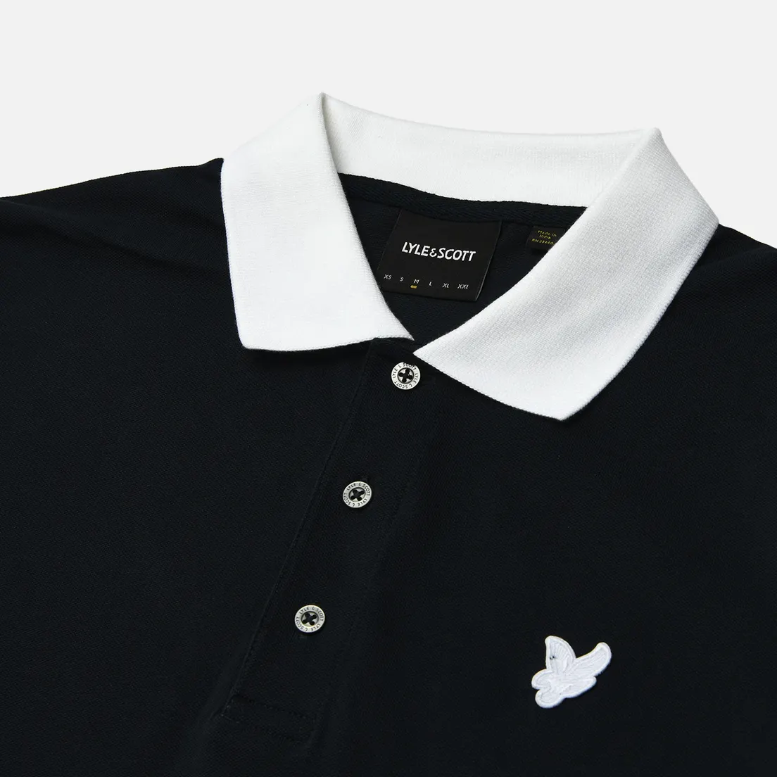 Lyle & Scott Мужское поло Tonal Ringer Regular Fit