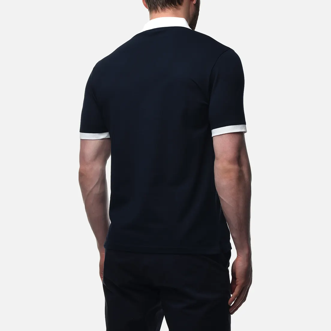 Lyle & Scott Мужское поло Tonal Ringer Regular Fit