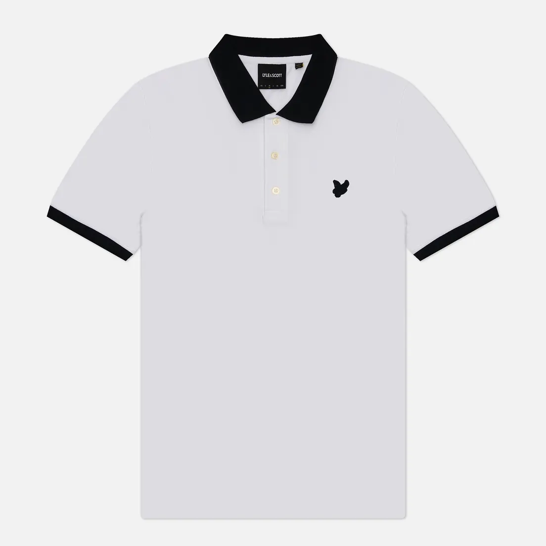 Lyle & Scott Мужское поло Tonal Ringer Regular Fit