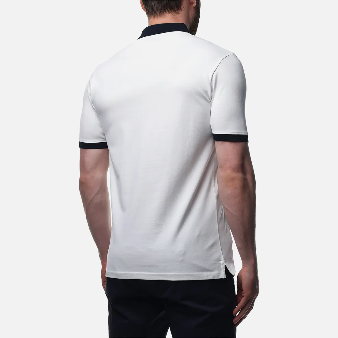 Lyle & Scott Мужское поло Tonal Ringer Regular Fit