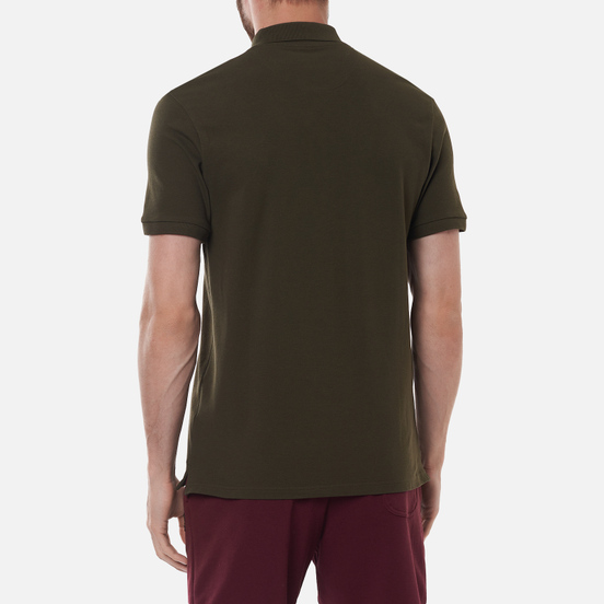 Мужское поло Lyle & Scott Plain Regular Fit Trek Green