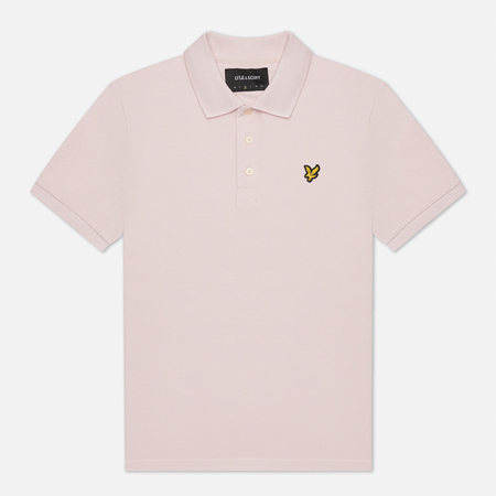 Мужское поло Lyle & Scott Plain Regular Fit, цвет розовый, размер XL