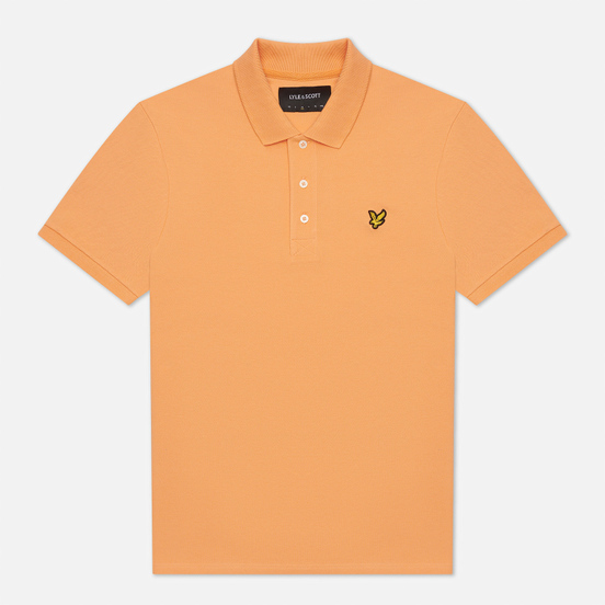 Мужское поло Lyle & Scott Plain Regular Fit Melon