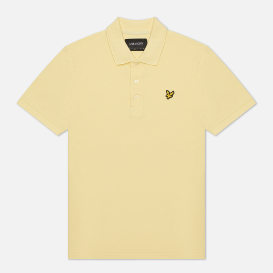 Мужское поло Lyle & Scott Plain Regular Fit Lemon