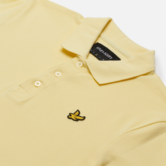Мужское поло Lyle & Scott Plain Regular Fit Lemon