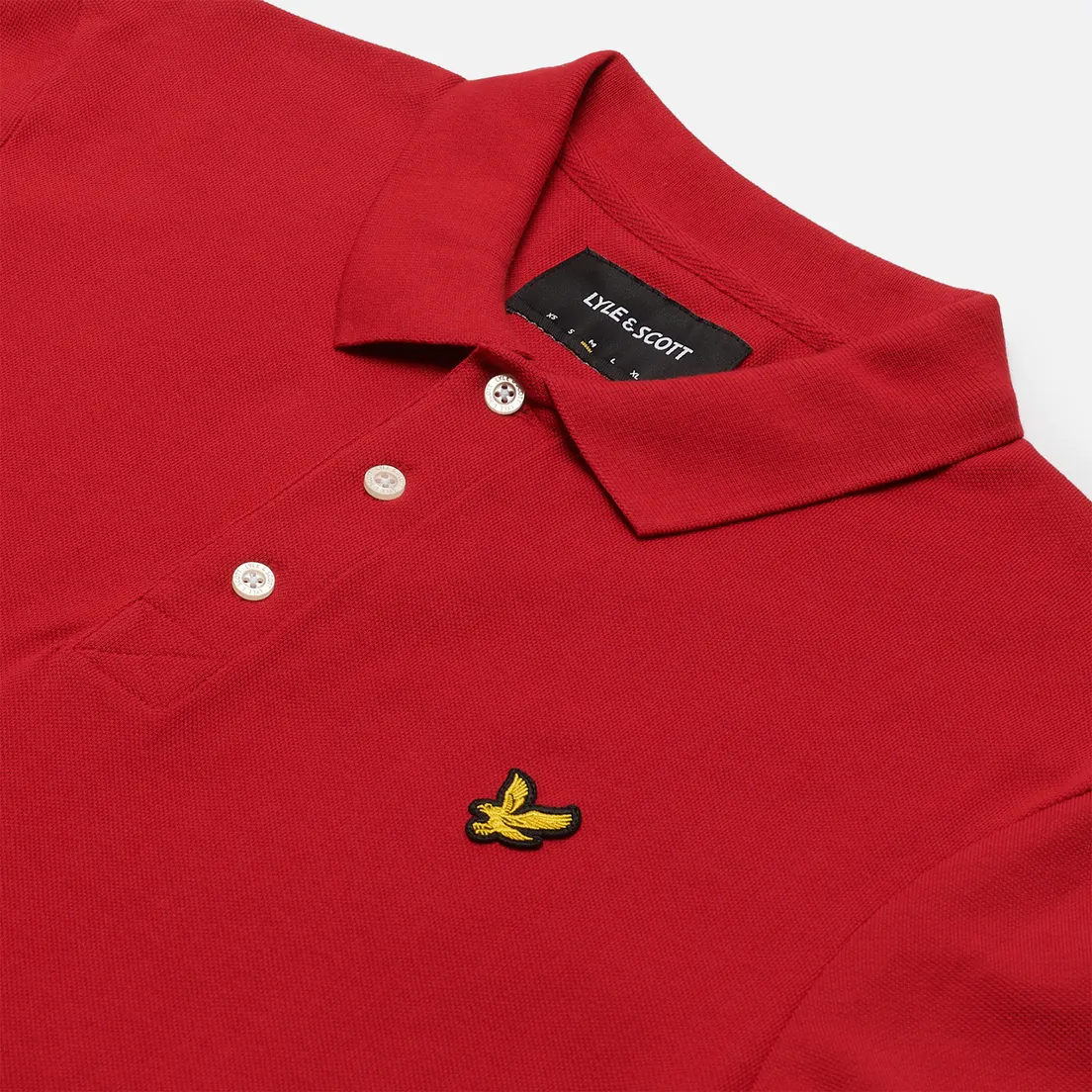 Lyle & Scott Мужское поло Plain Pique Jersey Regular Fit