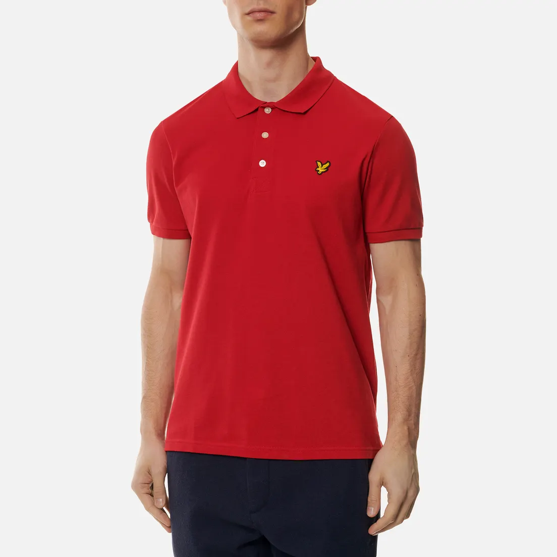 Lyle & Scott Мужское поло Plain Pique Jersey Regular Fit