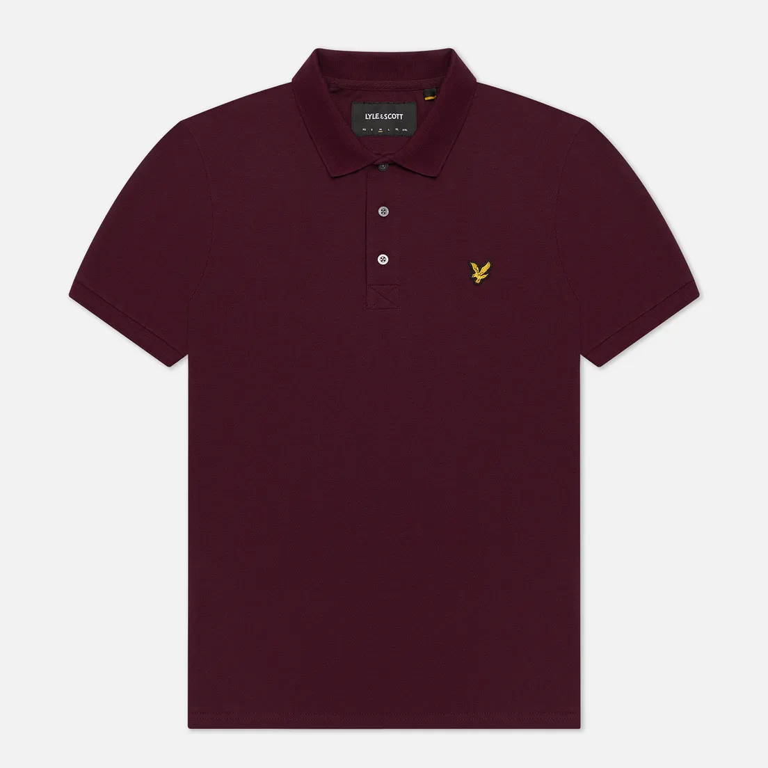 Lyle & Scott Мужское поло Plain Pique Jersey Regular Fit