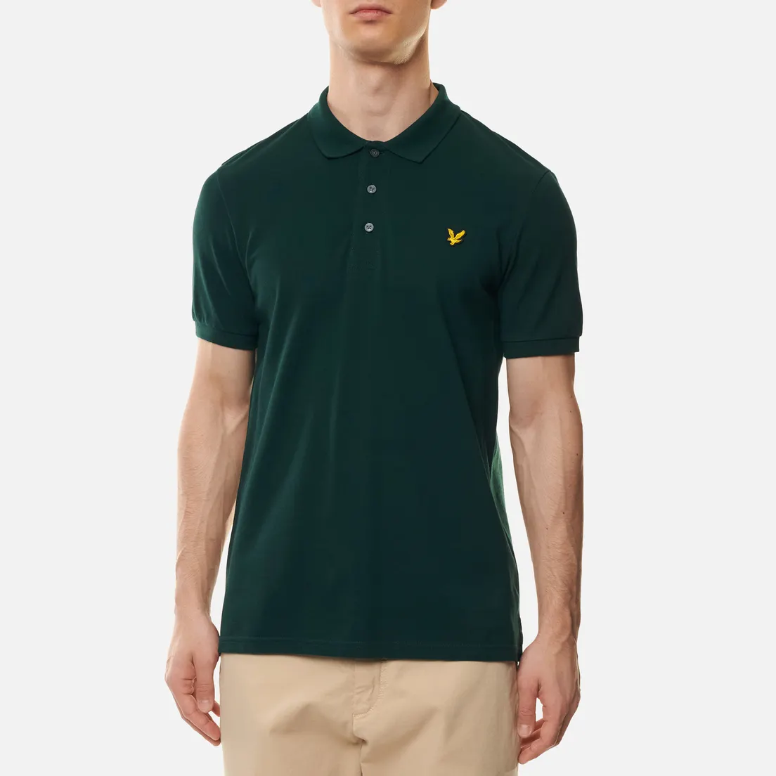 Lyle & Scott Мужское поло Plain Pique Jersey Regular Fit