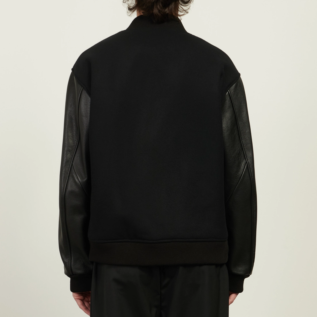 SOPHNET. Мужская куртка бомбер Melton Lambswool Varsity