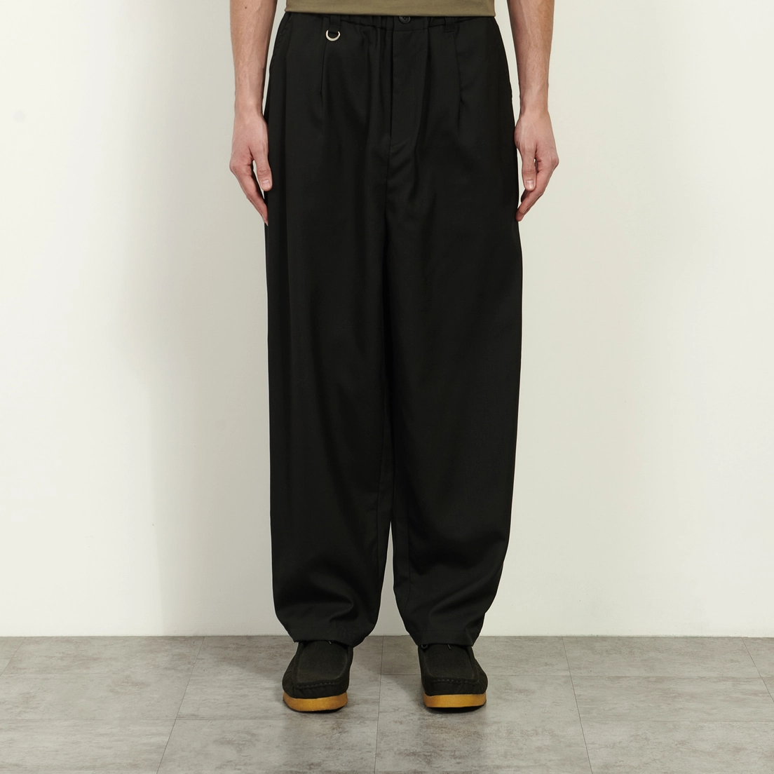 SOPHNET. Мужские брюки Washable Summer Wool Tapered Bold