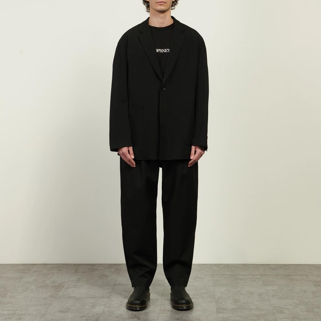 SOPHNET. Мужской пиджак Washer Wool Relax-Fit