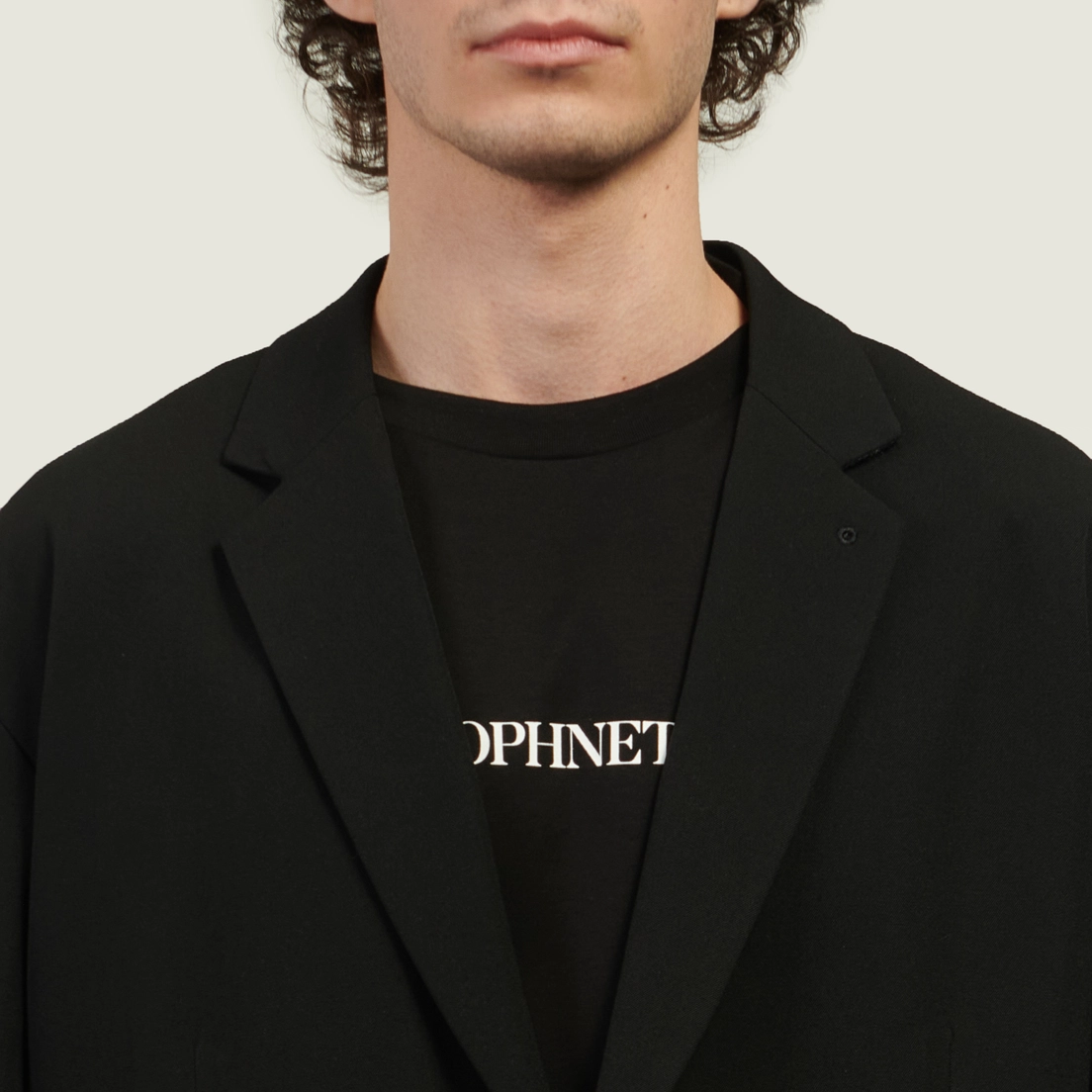 SOPHNET. Мужской пиджак Washer Wool Relax-Fit