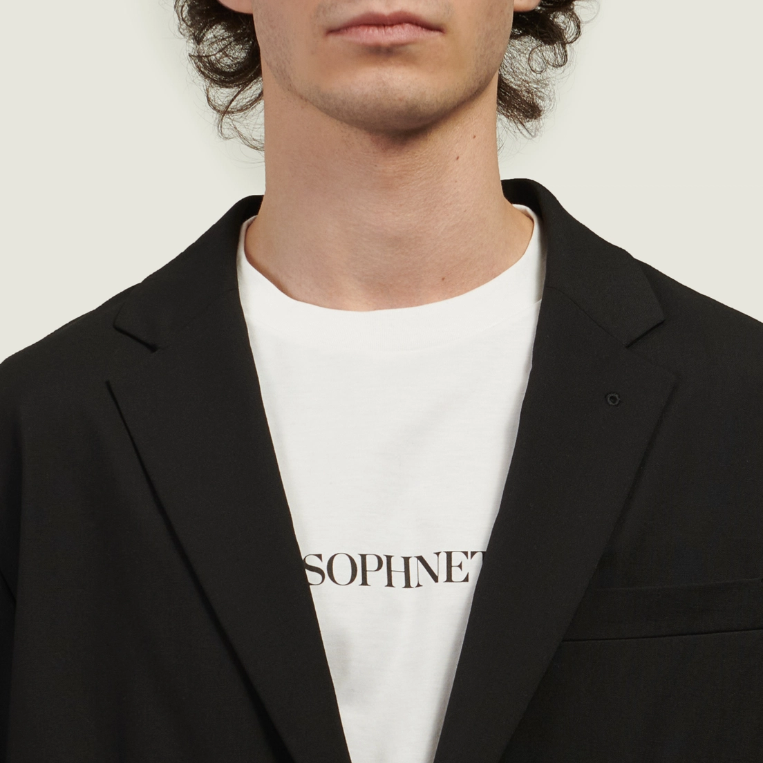 SOPHNET. Мужской пиджак High-Twist Poplin