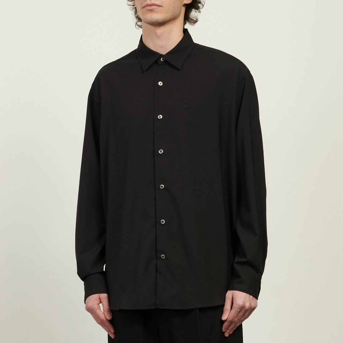 SOPHNET. Мужская рубашка High-Twist Poplin Relax-Fit