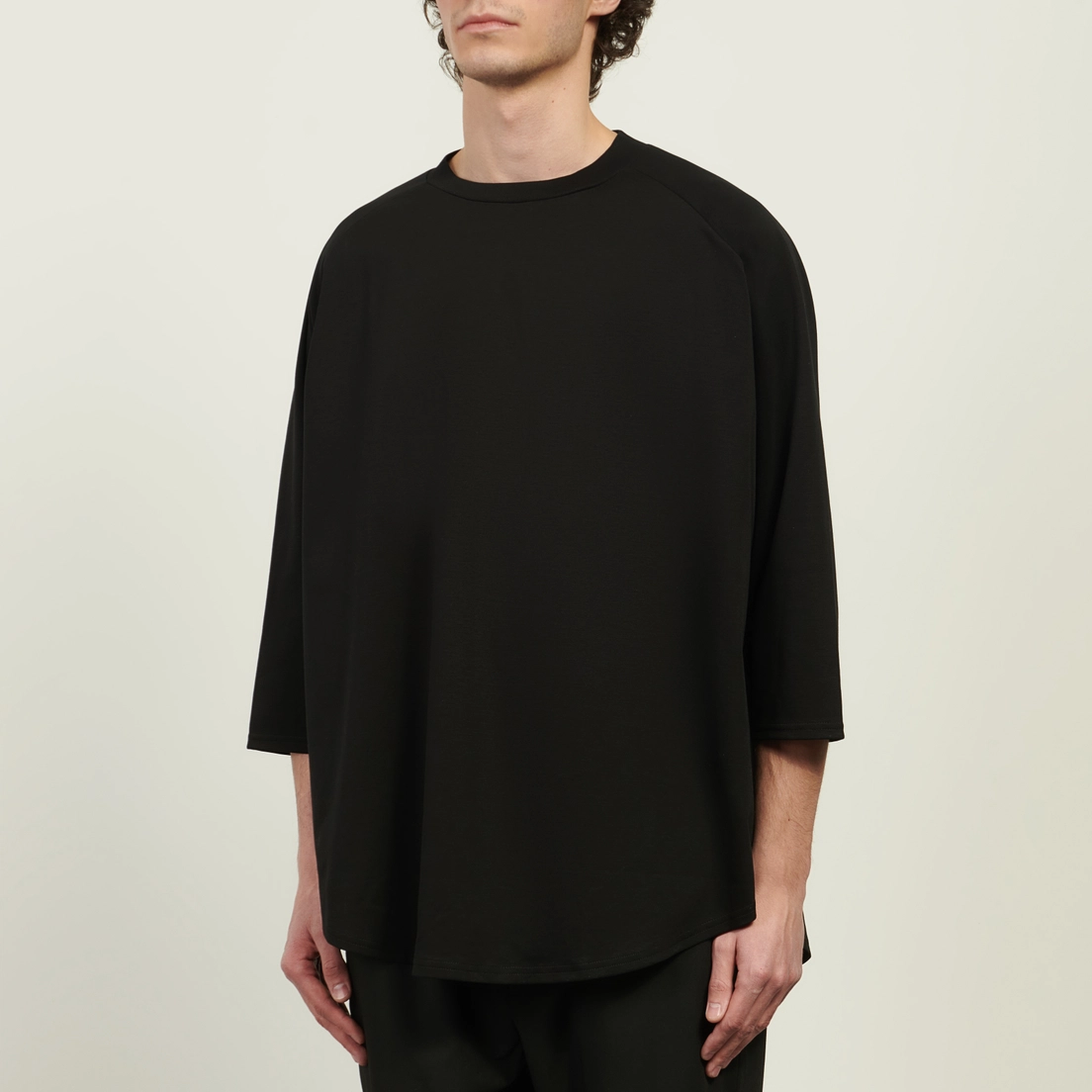 SOPHNET. Мужская футболка Supima Cotton Raglan 3/4 Wide