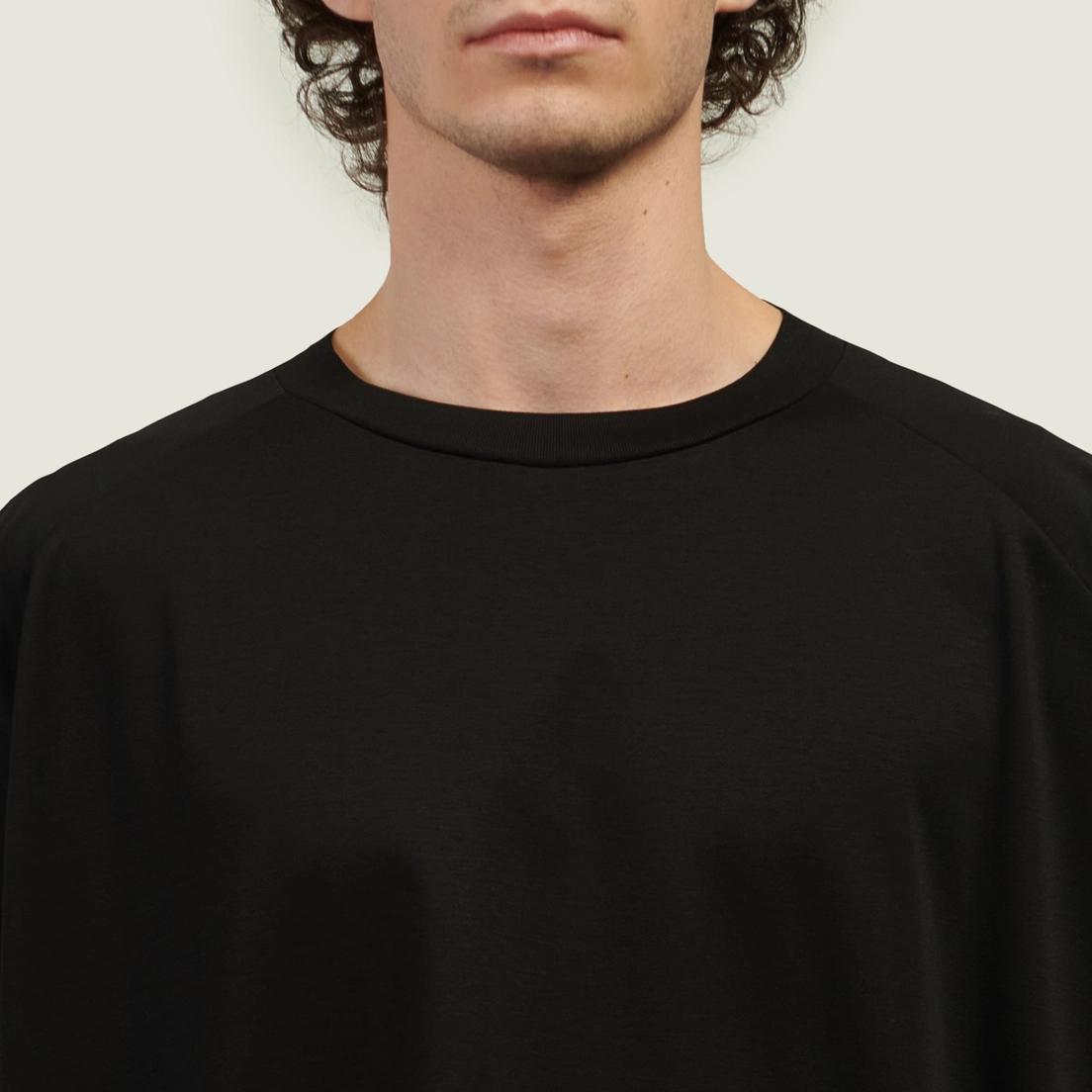 SOPHNET. Мужская футболка Supima Cotton Raglan 3/4 Wide