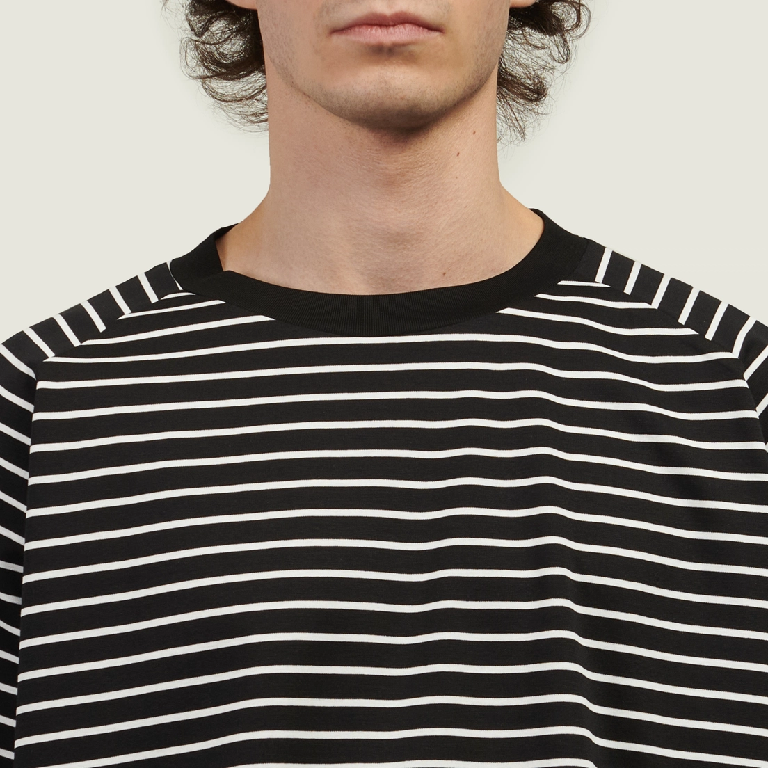 SOPHNET. Мужская футболка Supima Cotton Raglan 3/4 Wide