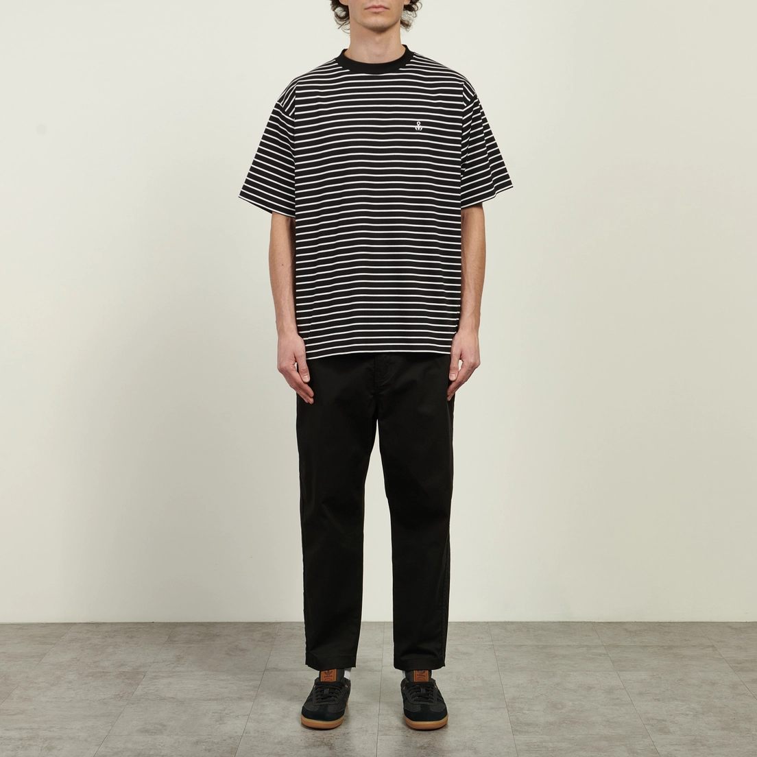 SOPHNET. Мужская футболка Supima Cotton Wide