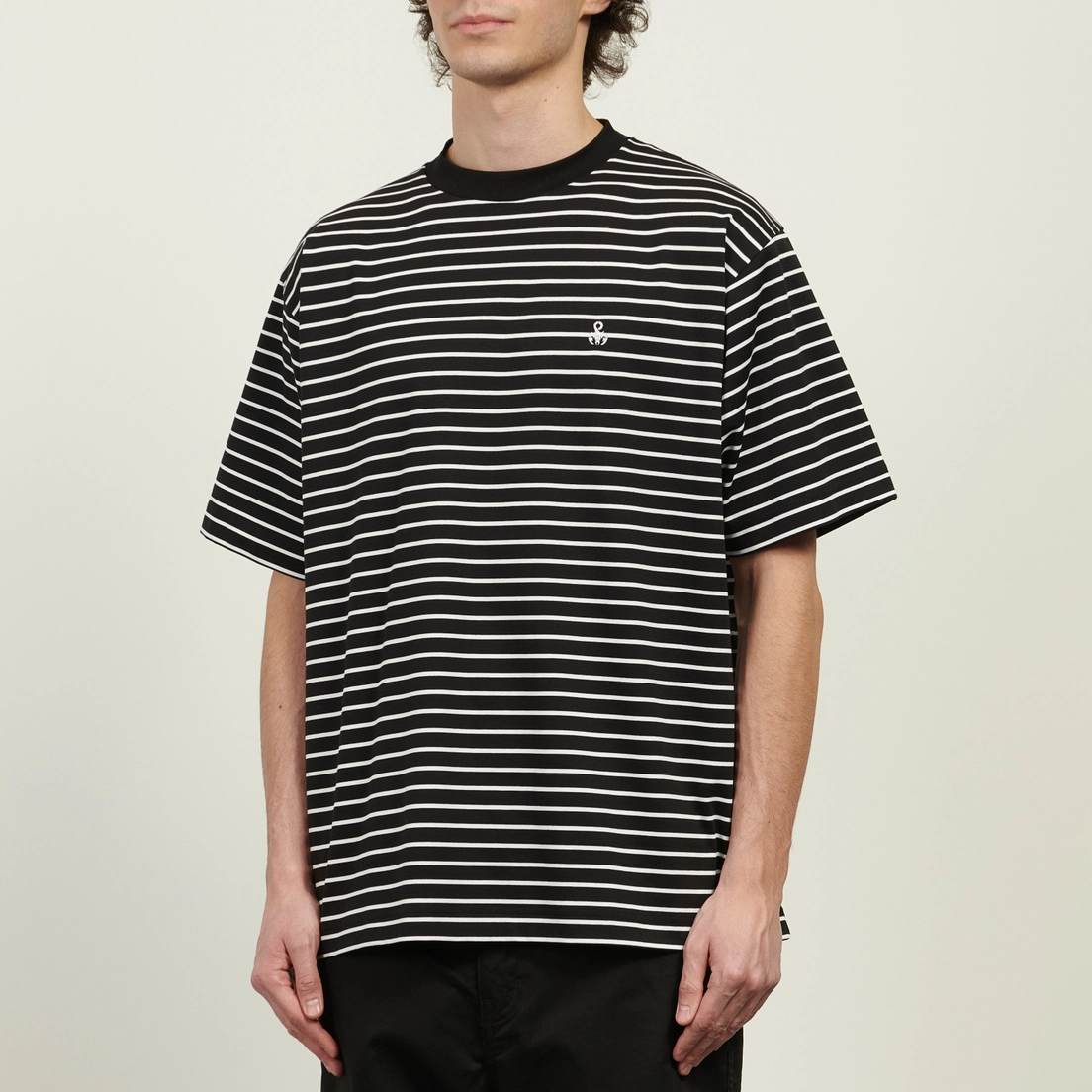 SOPHNET. Мужская футболка Supima Cotton Wide