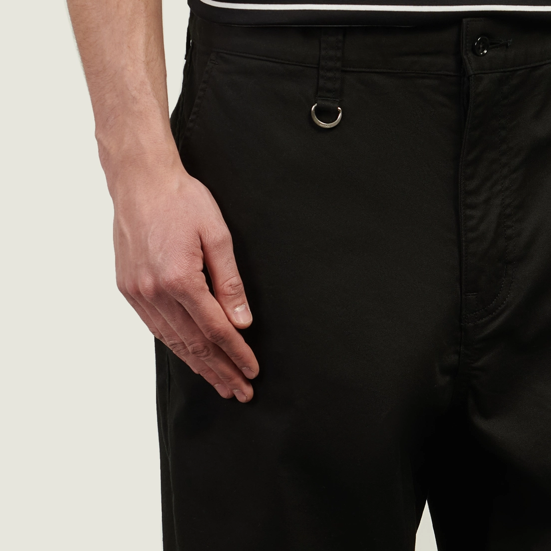SOPHNET. Мужские брюки Cotton Stretch Twill Tapered Cropped