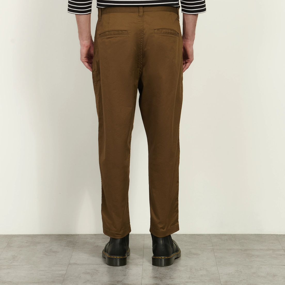 SOPHNET. Мужские брюки Cotton Stretch Twill Tapered Cropped