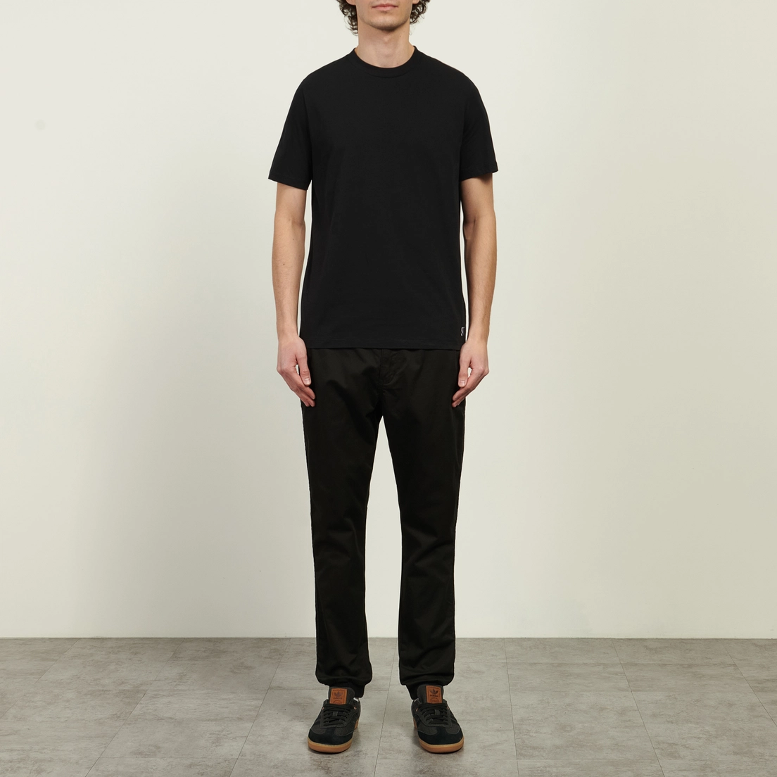 SOPHNET. Мужские брюки Cotton Stretch Twill Slim-Fit Ribbed