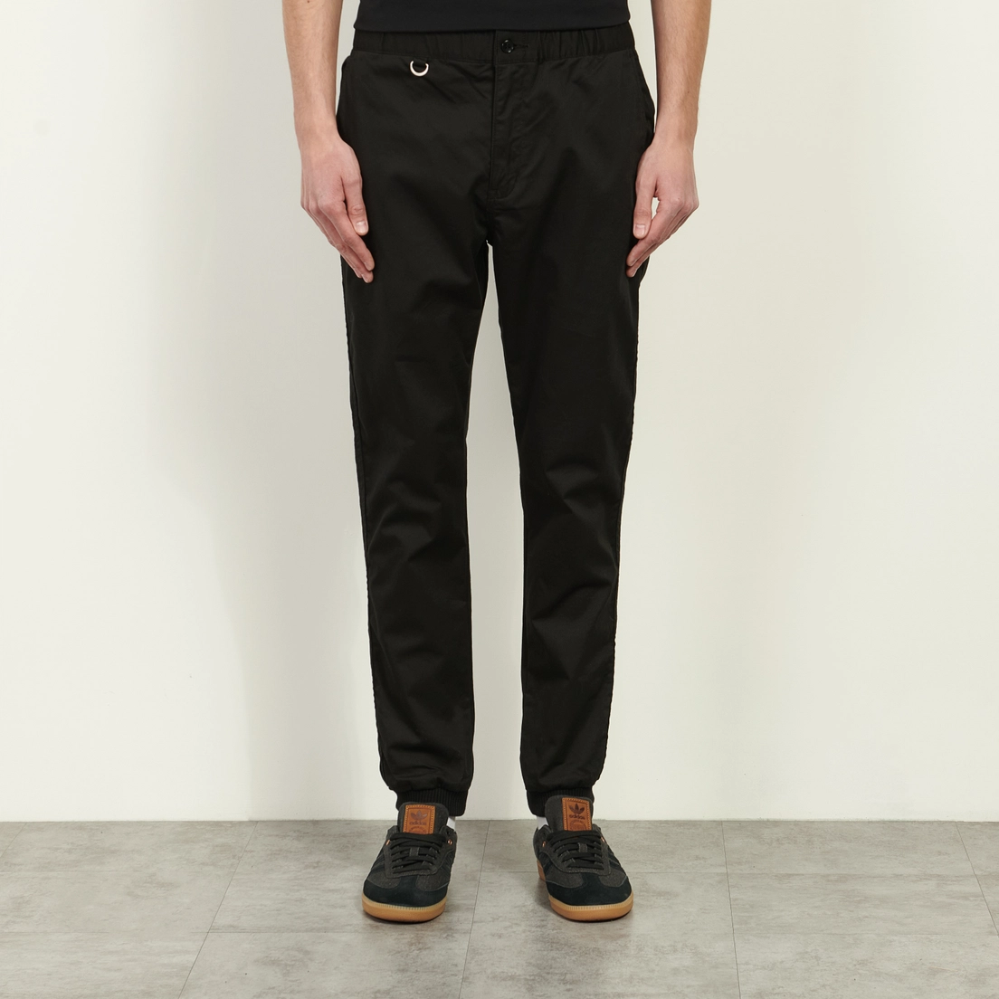 SOPHNET. Мужские брюки Cotton Stretch Twill Slim-Fit Ribbed