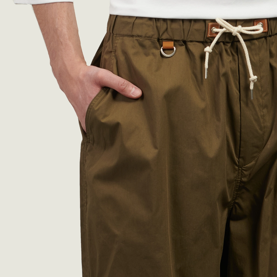 SOPHNET. Мужские брюки Light Poplin Over