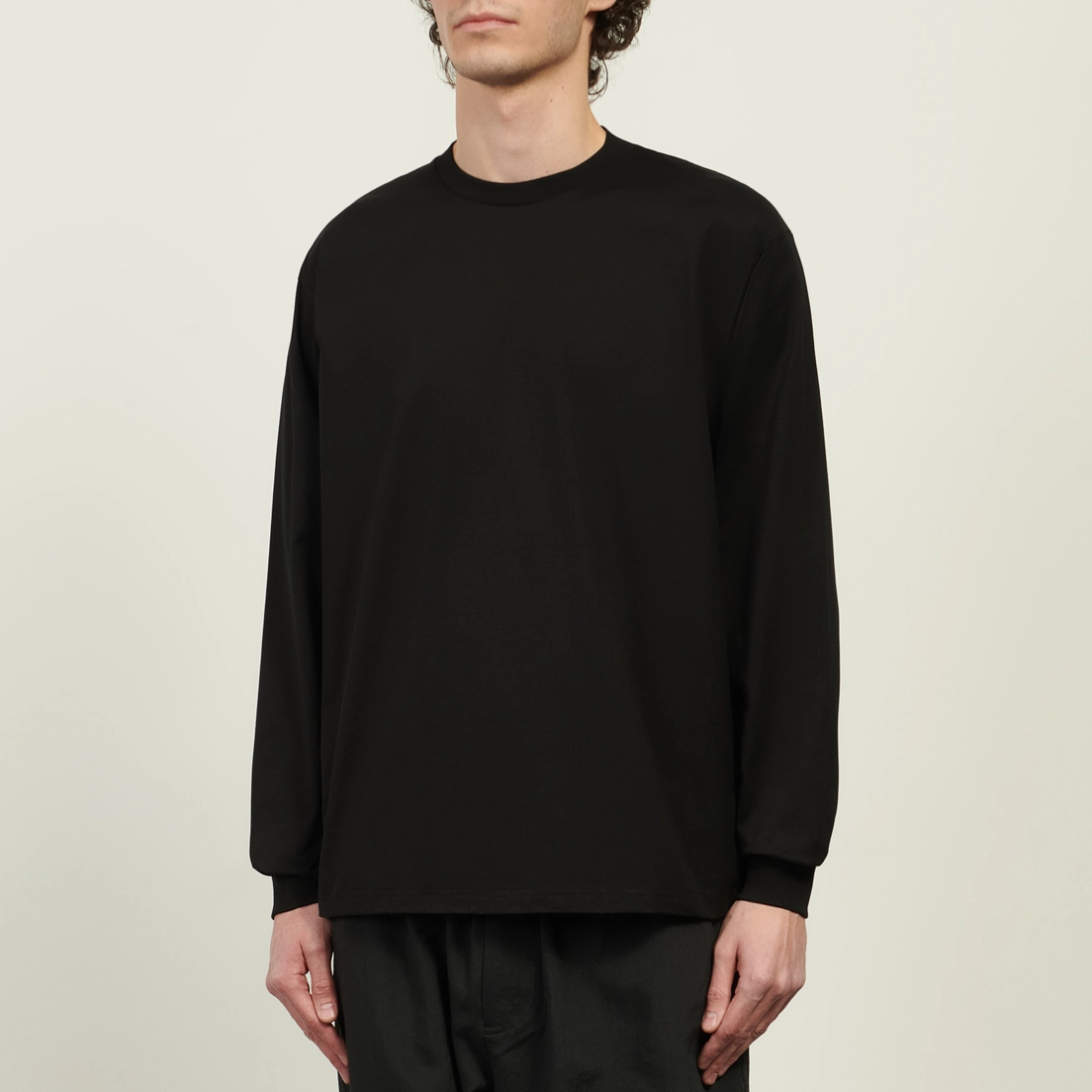 SOPHNET. Мужской лонгслив Luster Cotton Essential