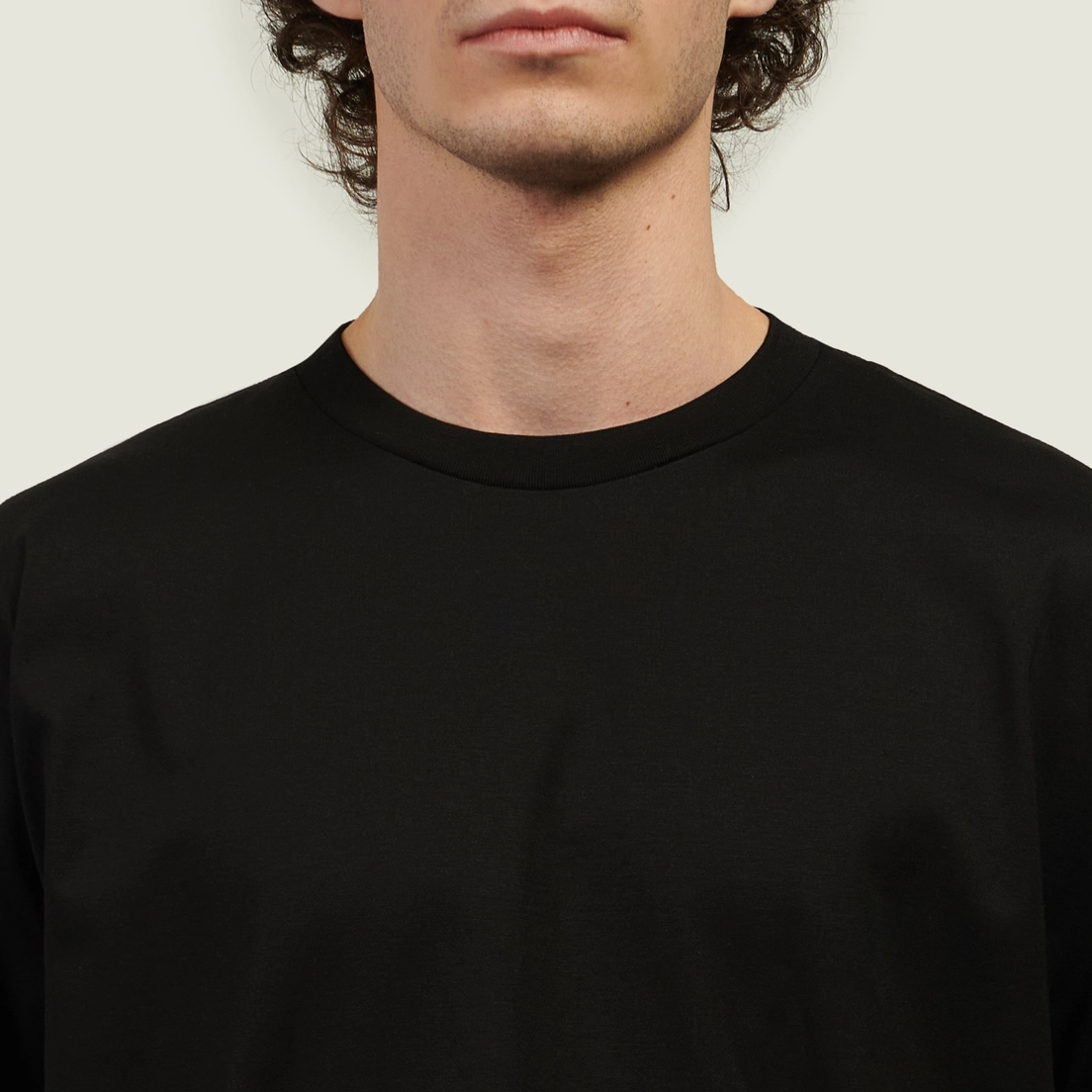 SOPHNET. Мужской лонгслив Luster Cotton Essential