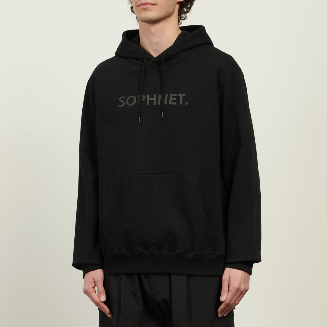 SOPHNET. Мужская толстовка Logo Patch Hoodie
