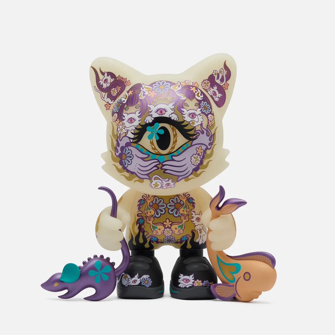 SUPERPLASTIC Игрушка Glow Ailurophile SuperJanky by Junko Mizuno