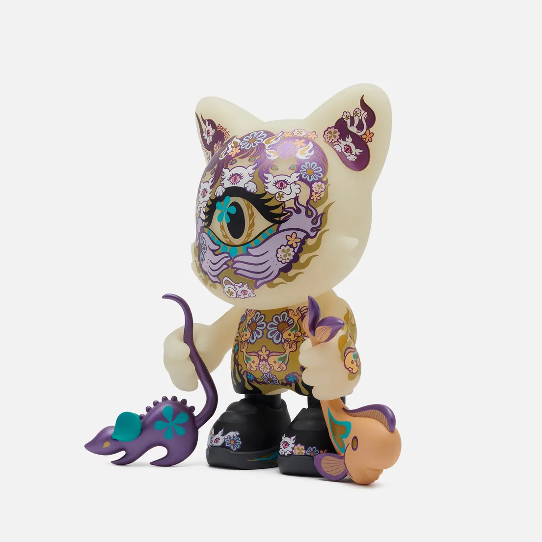 SUPERPLASTIC Игрушка Glow Ailurophile SuperJanky by Junko Mizuno