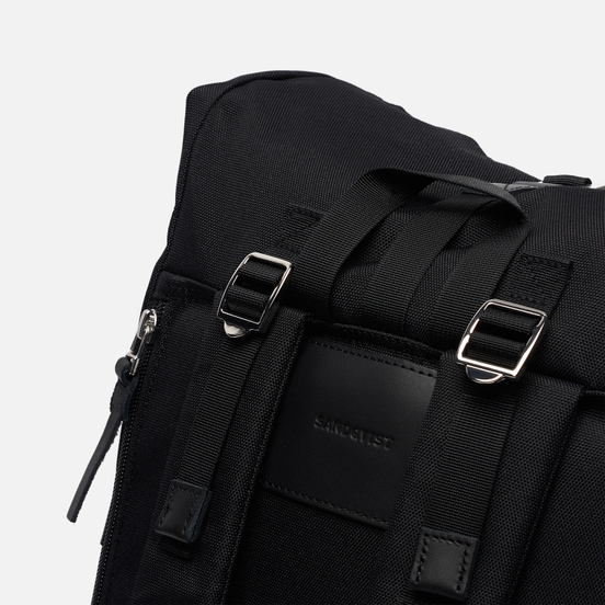 Рюкзак Sandqvist Bernt Black/Black Leather