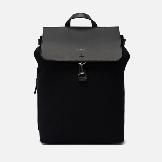 Рюкзак Sandqvist Alva Metal Hook 10L Black/Black Leather