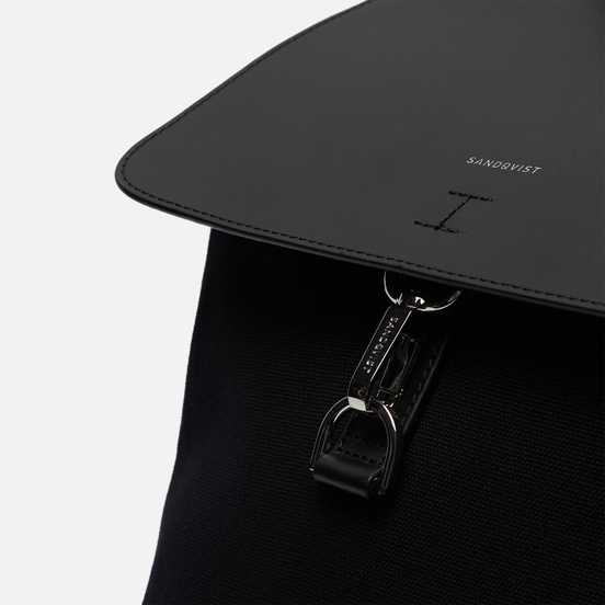 Рюкзак Sandqvist Alva Metal Hook 10L Black/Black Leather