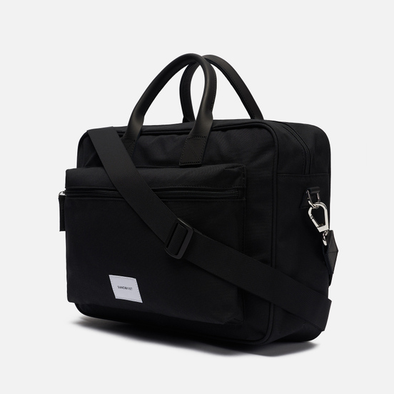 Сумка Sandqvist Emil 12L Black/Black Leather