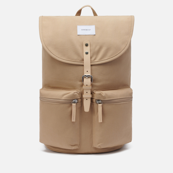 Рюкзак Sandqvist Roald Beige/Natural Leather