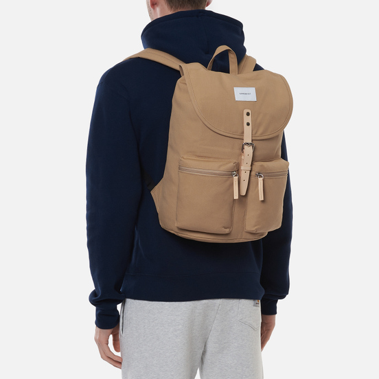 Рюкзак Sandqvist Roald Beige/Natural Leather