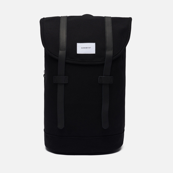 Рюкзак Sandqvist Stig 14L Black/Black Leather