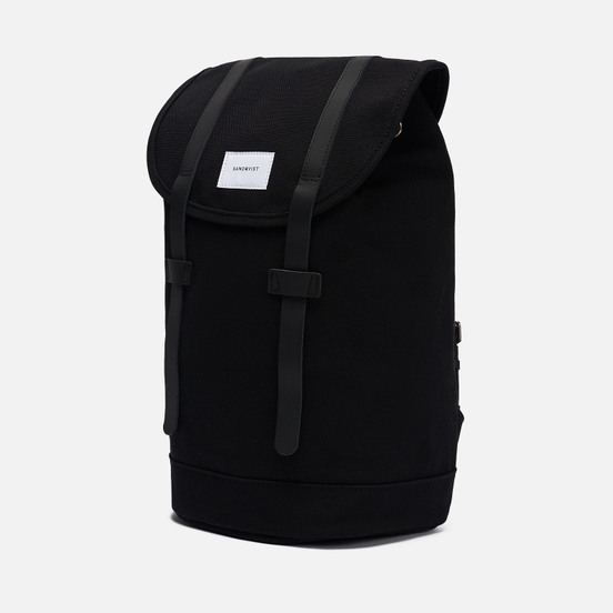 Рюкзак Sandqvist Stig 14L Black/Black Leather