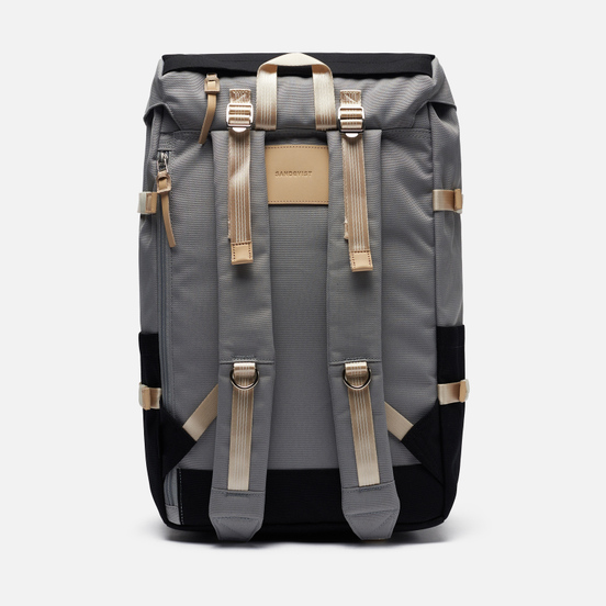 Рюкзак Sandqvist Harald 21L Multi Grey/Black/Natural Leather