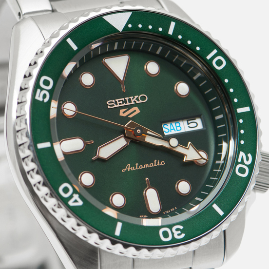 Наручные часы Seiko SRPD63K1S Seiko 5 Sports Silver/Green/Orange/Green