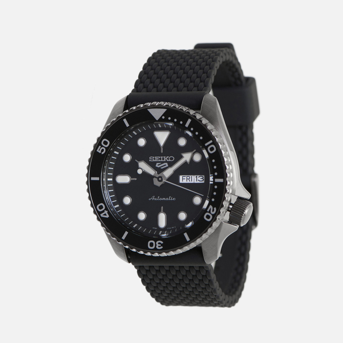 Наручные часы Seiko, цвет чёрный, размер UNI SRPD65K2S SRPD65K2S Seiko 5 Sports - фото 2