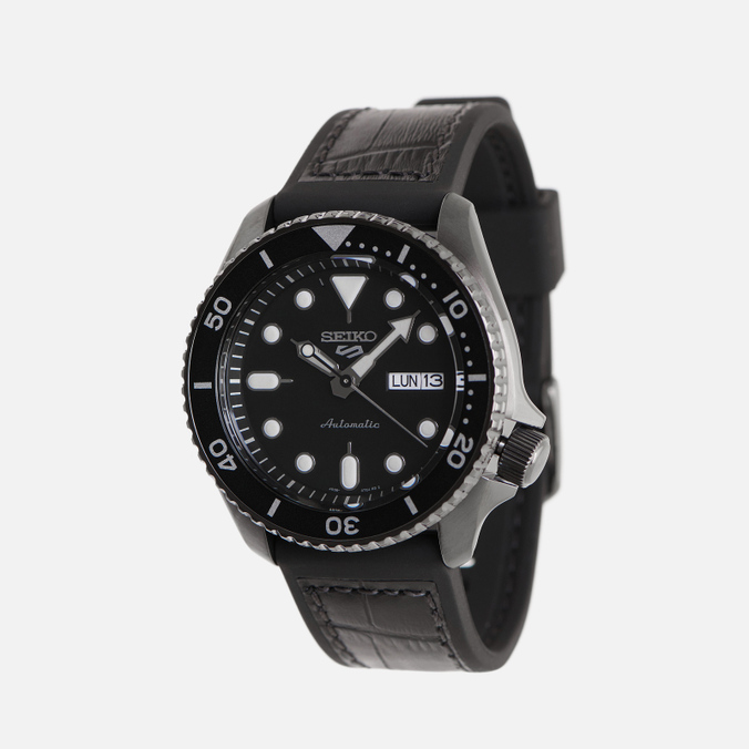 Наручные часы Seiko, цвет чёрный, размер UNI SRPD65K3S SRPD65K3S Seiko 5 Sports - фото 2